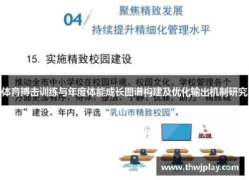 体育搏击训练与年度体能成长图谱构建及优化输出机制研究